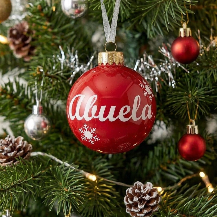 Bolas de Navidad abuelos