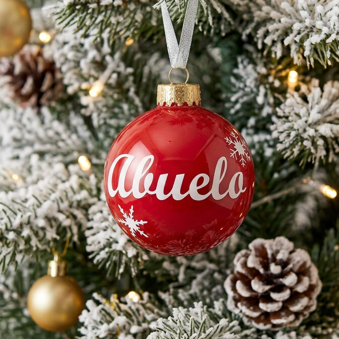 Bolas de Navidad abuelos