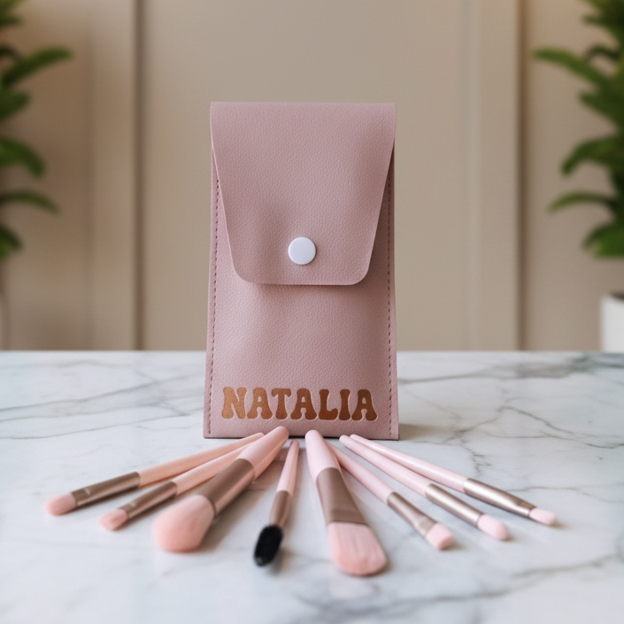 Estuche brochas maquillaje eventos