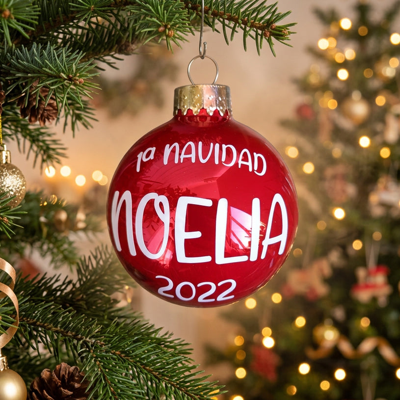 Bola primera Navidad personalizada