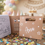 Carpeta dibujos + lapiceros eventos