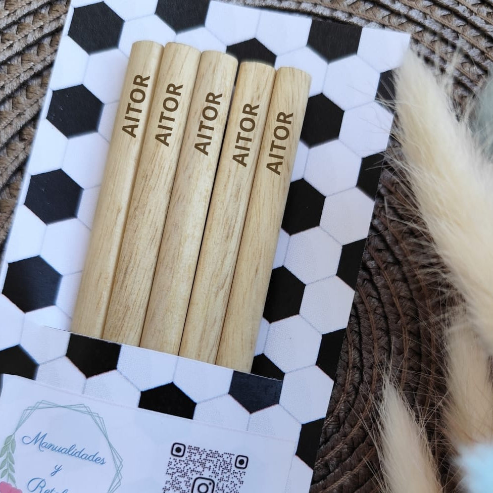 Lapiceros personalizados madera