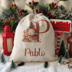 Saco navideño inicial muñecos