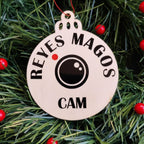 Cámara Navidad madera