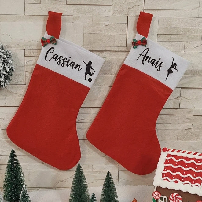 Calcetín navideño personalizado