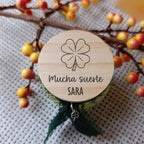 Vela aromática personalizada suerte