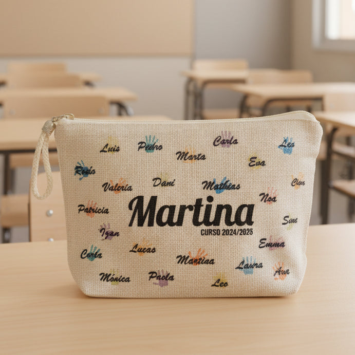 Neceser profe con nombre alumnos