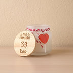 Vela aromática personalizada cumpleaños