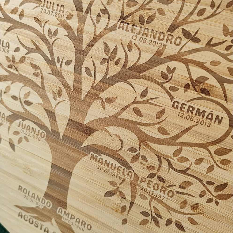 Árbol genealógico grande