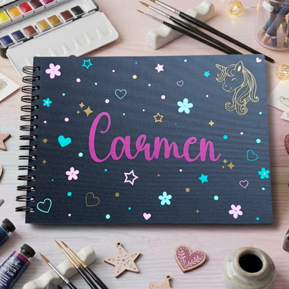 Bloc de dibujo con portada personalizada