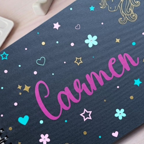 Bloc de dibujo con portada personalizada