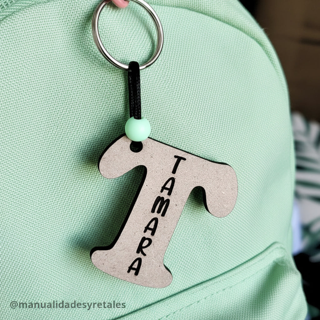 Marca mochilas inicial con nombre