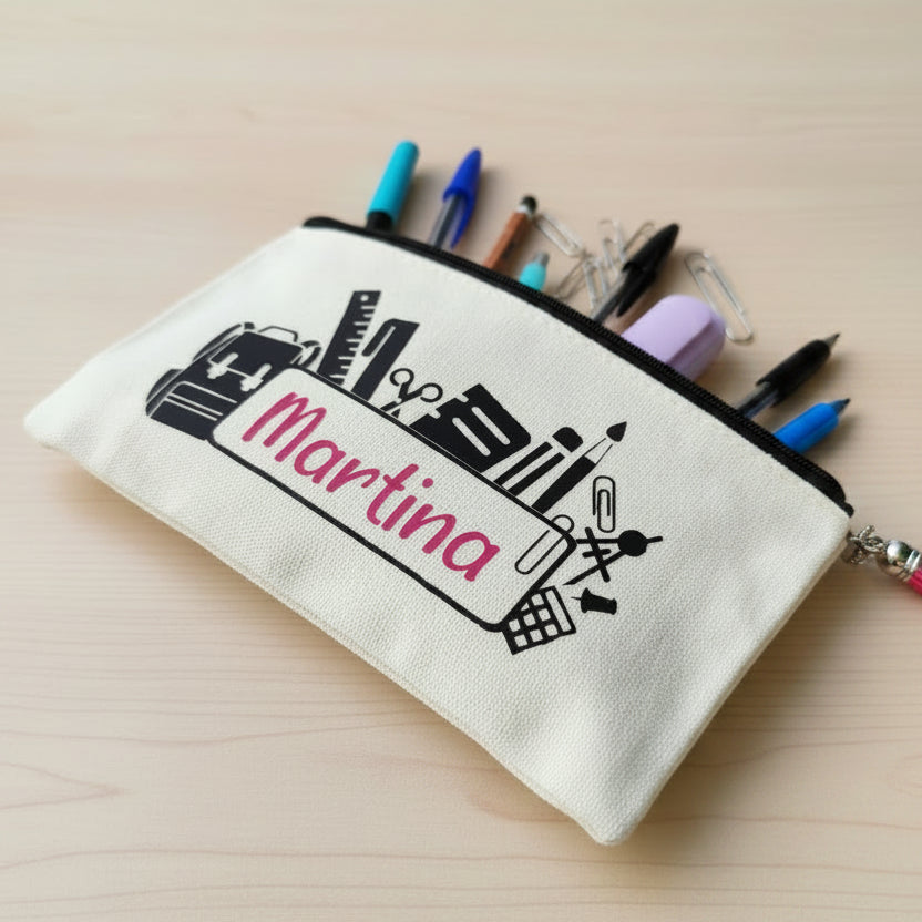 Estuche colegio personalizado