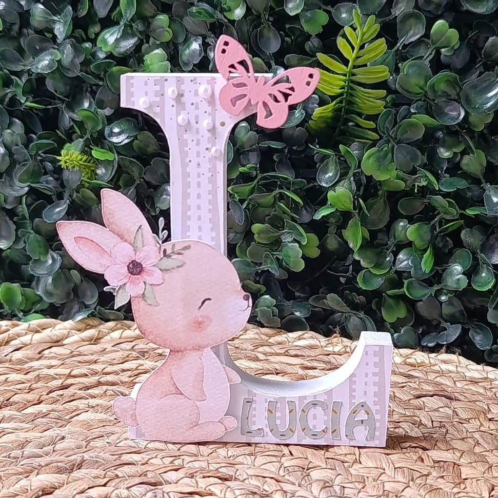 Inicial scrap Bunny 11cm