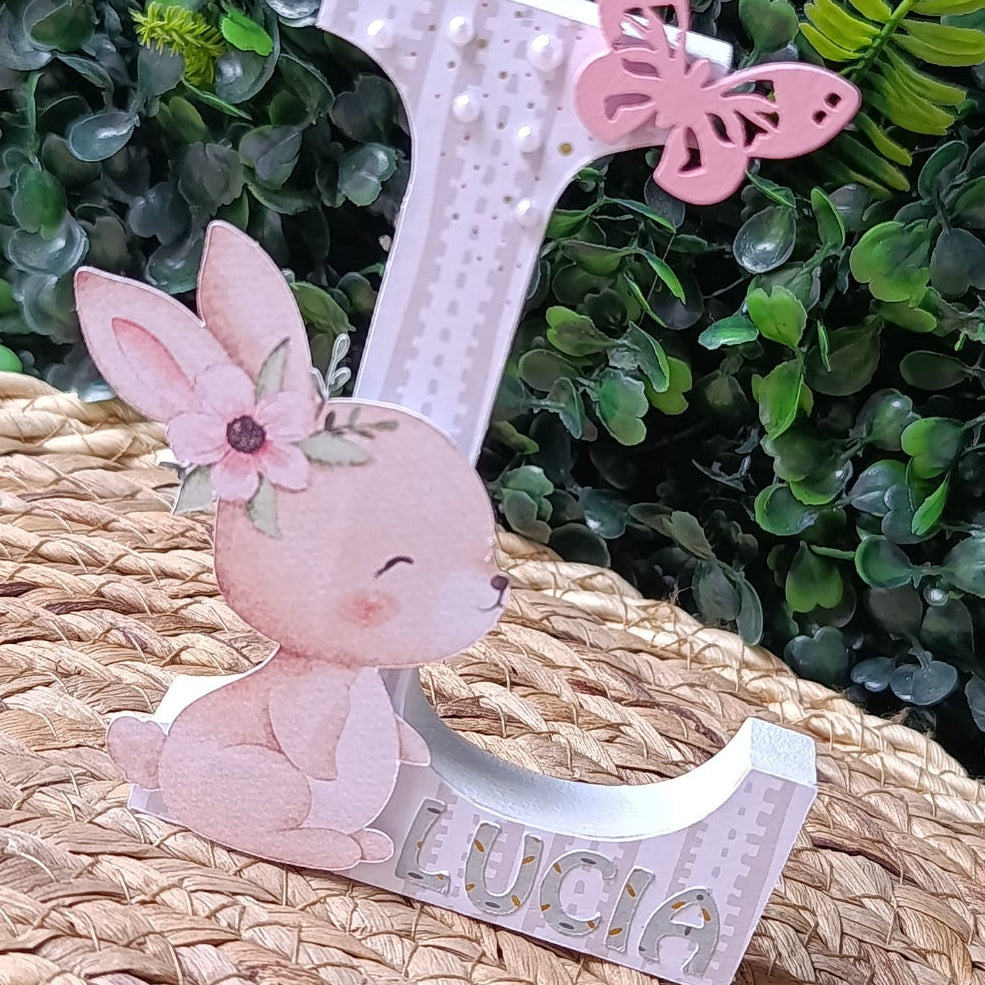 Inicial scrap Bunny 11cm