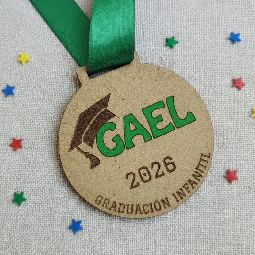 Medalla graduación color