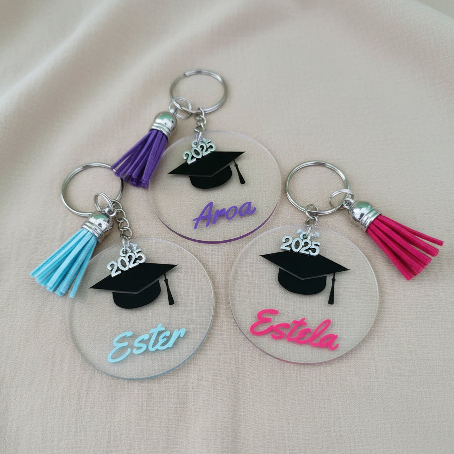 Llavero metacrilato graduación