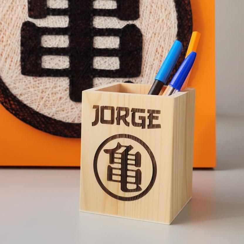 Porta lápices personalizado pino.