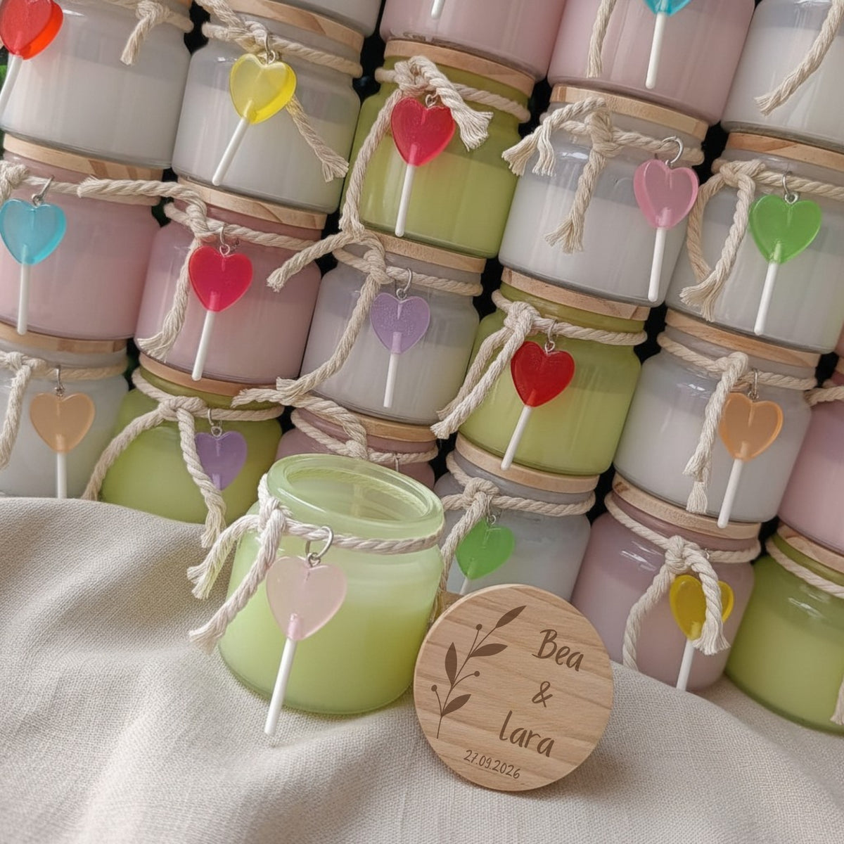 Velas aromáticas eventos