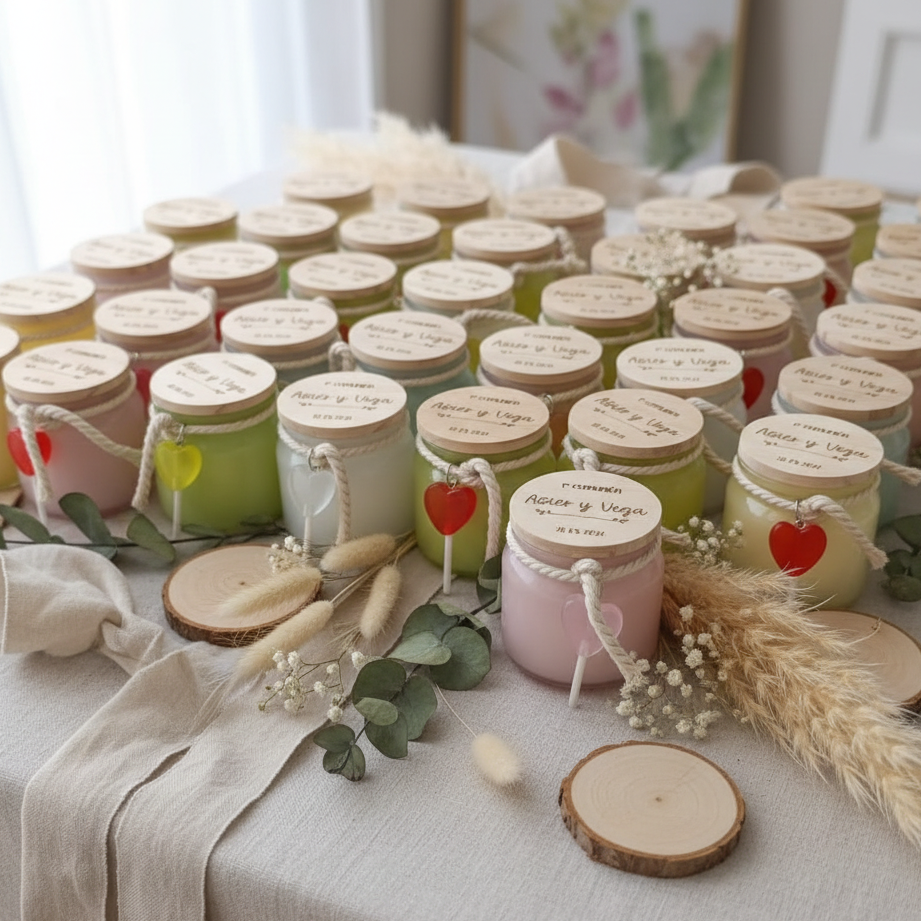 Velas aromáticas eventos